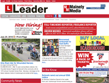 Tablet Screenshot of leader.mainelymediallc.com