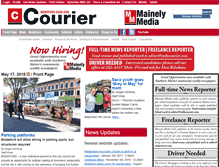 Tablet Screenshot of courier.mainelymediallc.com