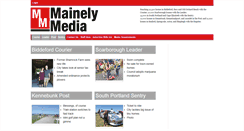 Desktop Screenshot of mainelymediallc.com
